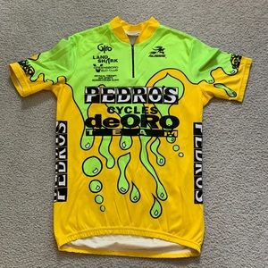 Aussie Neon Green and Yellow Ride Bike Shirt